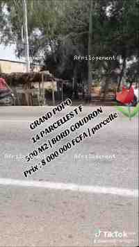 LOT DE 14 PARCELLES A VENDRE - GRAND-POPO