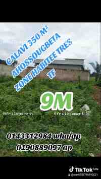 PARCELLE A VENDRE - CALAVI AHOSSOUGBETA