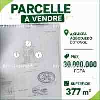 PARCELLE A VENDRE - AKPAKPA AGBODJEDO COTONOU
